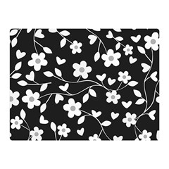 Floral Pattern Double Sided Flano Blanket (mini)  by Valentinaart