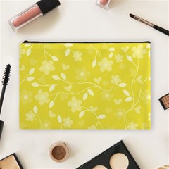 Floral Pattern Cosmetic Bag (large)  by Valentinaart