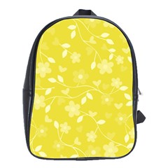 Floral Pattern School Bags(large)  by Valentinaart