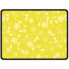 Floral Pattern Fleece Blanket (large)  by Valentinaart