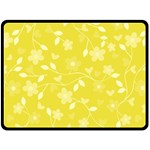 Floral pattern Fleece Blanket (Large)  80 x60  Blanket Front