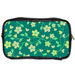 Floral Pattern Toiletries Bags by Valentinaart