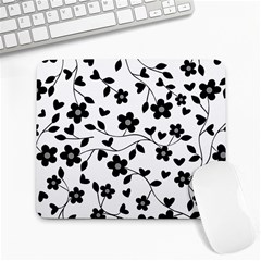 Floral Pattern Large Mousepads by Valentinaart