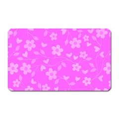 Floral Pattern Magnet (rectangular) by Valentinaart