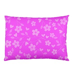 Floral Pattern Pillow Case (two Sides) by Valentinaart