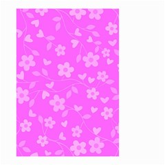 Floral Pattern Small Garden Flag (two Sides) by Valentinaart