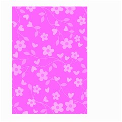 Floral Pattern Large Garden Flag (two Sides) by Valentinaart