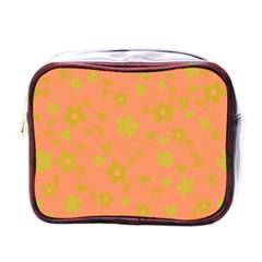 Floral Pattern Mini Toiletries Bags by Valentinaart