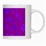 Floral pattern White Mugs Right