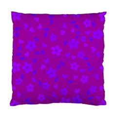 Floral Pattern Standard Cushion Case (two Sides) by Valentinaart