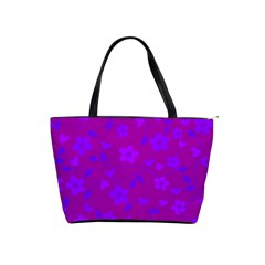 Floral Pattern Shoulder Handbags by Valentinaart