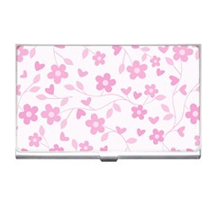 Floral Pattern Business Card Holders by Valentinaart