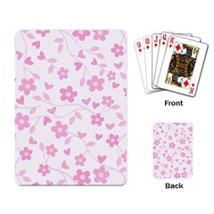 Floral Pattern Playing Card by Valentinaart