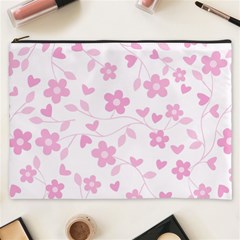 Floral Pattern Cosmetic Bag (xxxl)  by Valentinaart