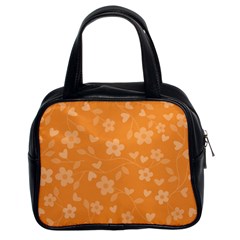 Floral Pattern Classic Handbags (2 Sides) by Valentinaart