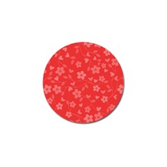 Floral pattern Golf Ball Marker