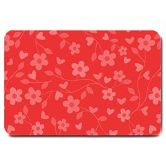 Floral pattern Large Doormat 