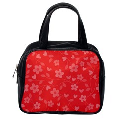 Floral pattern Classic Handbags (One Side)