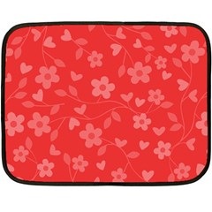 Floral pattern Double Sided Fleece Blanket (Mini) 