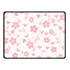 Floral Pattern Fleece Blanket (small) by Valentinaart