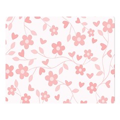 Floral Pattern Double Sided Flano Blanket (large)  by Valentinaart