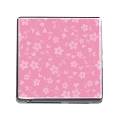 Floral Pattern Memory Card Reader (square) by Valentinaart