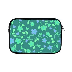 Floral Pattern Apple Ipad Mini Zipper Cases by Valentinaart