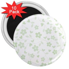 Floral Pattern 3  Magnets (10 Pack)  by Valentinaart