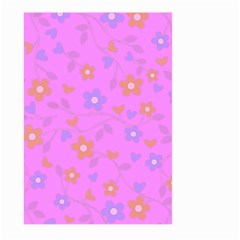 Floral Pattern Large Garden Flag (two Sides) by Valentinaart