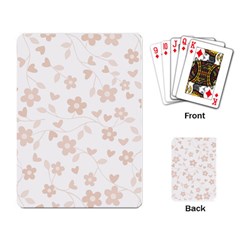 Floral Pattern Playing Card by Valentinaart