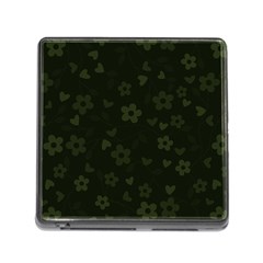 Floral Pattern Memory Card Reader (square) by Valentinaart