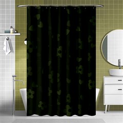 Floral Pattern Shower Curtain 48  X 72  (small)  by Valentinaart