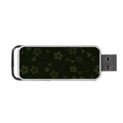 Floral Pattern Portable Usb Flash (two Sides) by Valentinaart