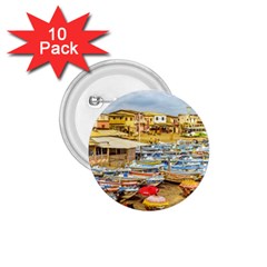 Engabao Beach At Guayas District Ecuador 1 75  Buttons (10 Pack) by dflcprints