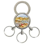 Engabao Beach At Guayas District Ecuador 3-Ring Key Chains Front