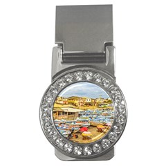 Engabao Beach At Guayas District Ecuador Money Clips (cz)  by dflcprints