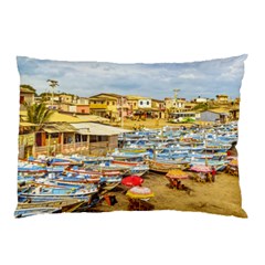 Engabao Beach At Guayas District Ecuador Pillow Case by dflcprints