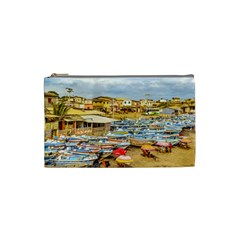 Engabao Beach At Guayas District Ecuador Cosmetic Bag (small)  by dflcprints