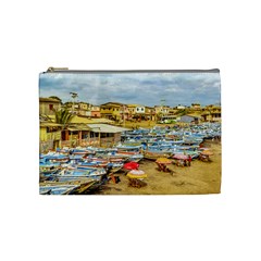 Engabao Beach At Guayas District Ecuador Cosmetic Bag (medium)  by dflcprints