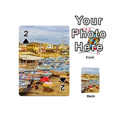 Engabao Beach At Guayas District Ecuador Playing Cards 54 (mini)  by dflcprints