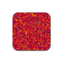 Pattern Rubber Coaster (square)  by Valentinaart