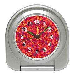 Pattern Travel Alarm Clocks by Valentinaart