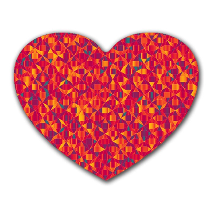 Pattern Heart Mousepads