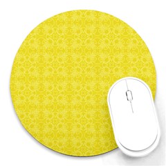 Pattern Round Mousepads by Valentinaart