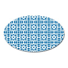 Pattern Oval Magnet by Valentinaart