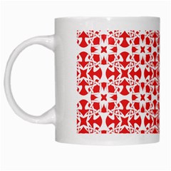 Pattern White Mugs by Valentinaart