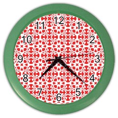 Pattern Color Wall Clocks by Valentinaart