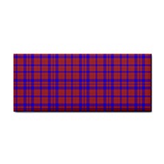 Pattern Plaid Geometric Red Blue Cosmetic Storage Cases by Simbadda