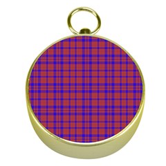 Pattern Plaid Geometric Red Blue Gold Compasses by Simbadda