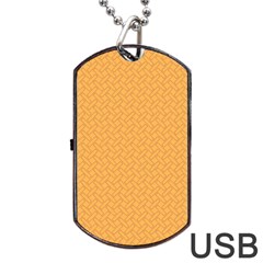 Pattern Dog Tag Usb Flash (one Side)